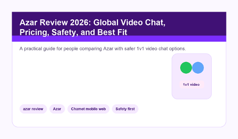 Azar Review 2026: Is It a Good Video Call App? cover image